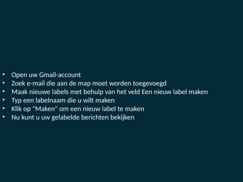 1 Wat zijn de stappen om een nieuwe map in Gmail te maken