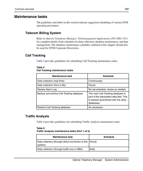 Optivity Telephony Manager: System Administration - BT Business