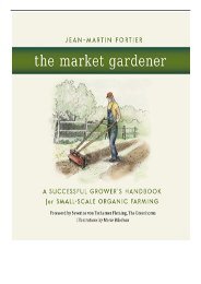 [PDF] The Market Gardener A Successful Grower's Handbook for Small-scale Organic Farming Full Books