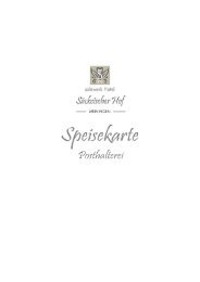 Speisekarte Posthalterei solewerk Hotel Sächsischer Hof Meiningen