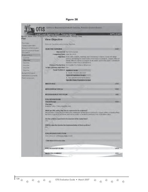 OTIS Evaluation Guide (PDF) - California Department of Public Health