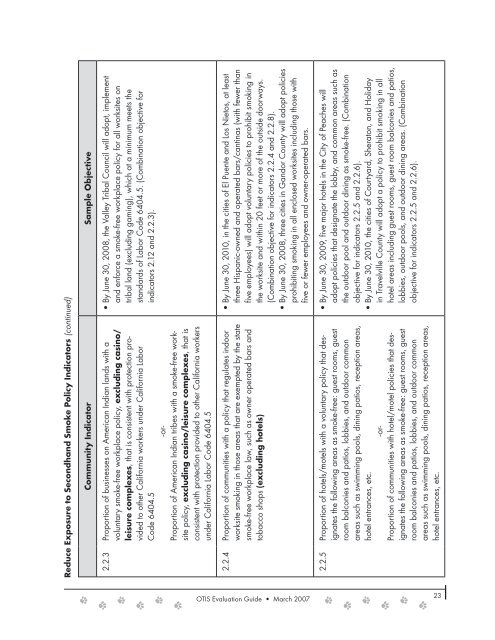 OTIS Evaluation Guide (PDF) - California Department of Public Health