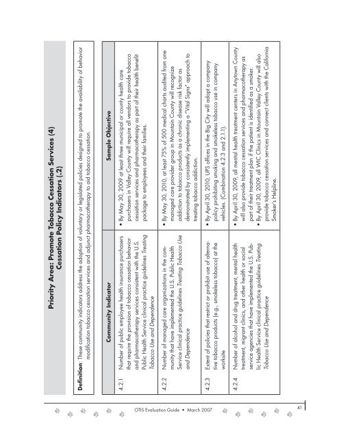 OTIS Evaluation Guide (PDF) - California Department of Public Health