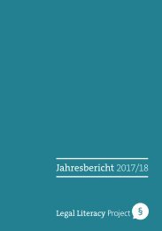 Jahresbericht LLP 2017/18