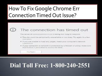 1-800-240-2551 Fix Google Chrome Err Connection Timed Out Issue