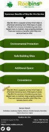 Numerous Benefits of Skip Hire Service