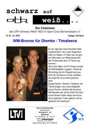 WM-Bronze für Diemke / Timafeeva - Otk-Schwarz-Weiss Tanzsport ...