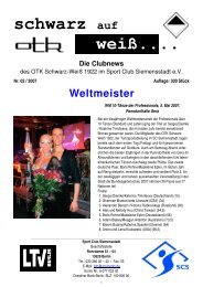 Weltmeister - Otk-Schwarz-Weiss Tanzsport in Berlin