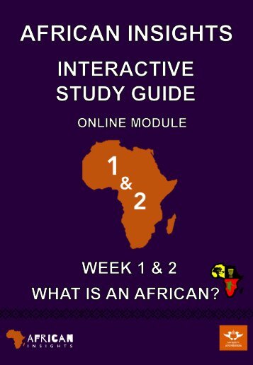 Week 1 & 2 Study Guide