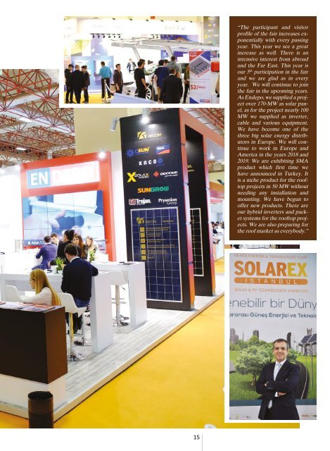 Solarex Magazine Mayıs Haziran 2018