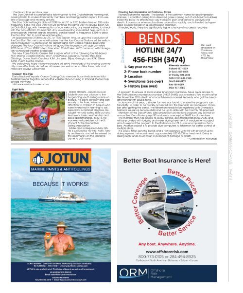 Caribbean Compass Yachting Magazine - June 2018