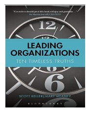 [PDF] Leading Organizations Full Books