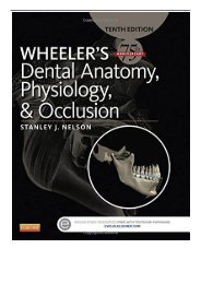 Download PDF Wheeler's Dental Anatomy Physiology and Occlusion 10e Full Ebook