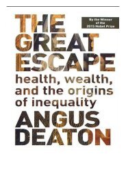 [PDF] The Great Escape Health Wealth and the Origins of Inequality Full Page