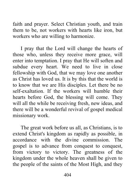 Testimonies for the Church, Volume 9 - Ellen G. White