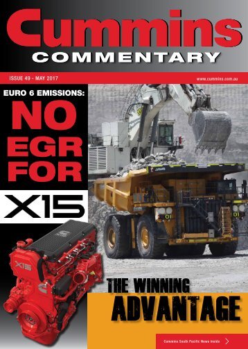 Cummins Commentary Issue 49 - May 2017