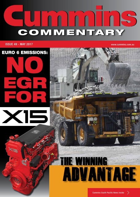 Cummins Commentary Issue 49 - May 2017