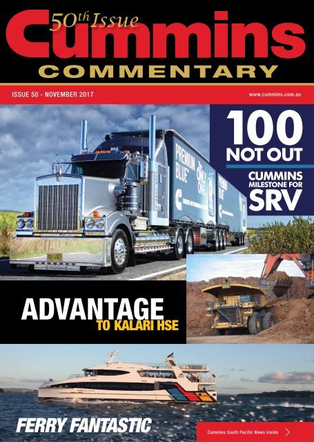 Cummins Commentary Issue 50 - December 2017