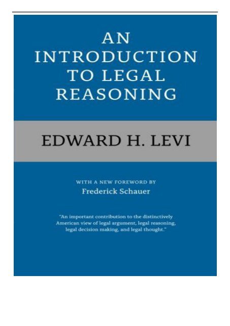 [PDF] An Introduction to Legal Reasoning Full pages