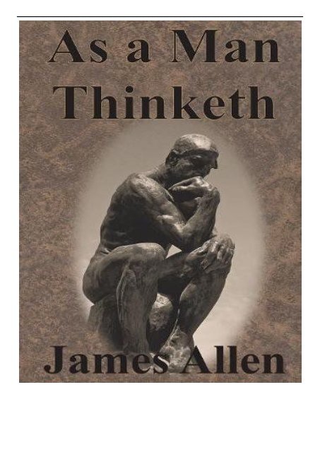 [PDF] As a Man Thinketh Full Online