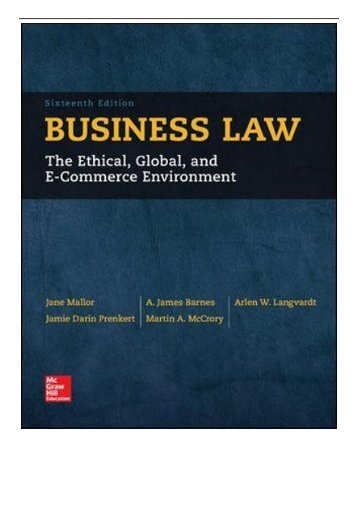 [PDF] Business Law Full ePub