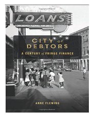 [PDF] Download City of Debtors A Century of Fringe Finance Full Online