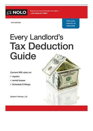 [PDF] Download Every Landlord&#039;s Tax Deduction Guide Full pages