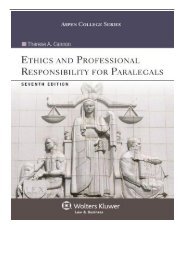 [PDF] Download Ethics and Professional Responsibility for Paralegals Seventh Edition Aspen College Full