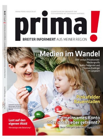 prima! Magazin – Ausgabe April 2018