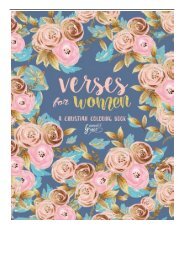 [PDF] Download Inspired To Grace Verses For Women A Christian Coloring Book Modern Florals Cover with