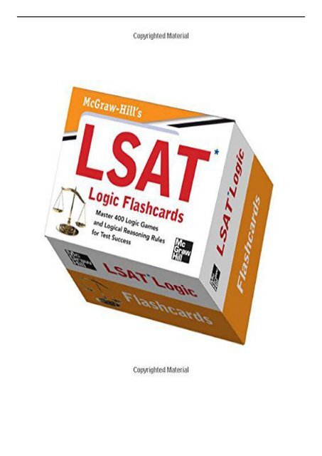 [PDF] Download McGraw-Hill&#039;s LSAT Logic Flashcards Full pages