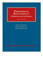 [PDF] Download Professional Responsibility University Casebook Series Full ePub