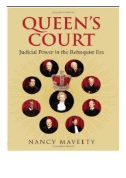 [PDF] Download Queen's Court Judicial Power in the Rehnquist Era Full pages