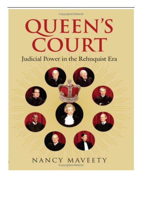 [PDF] Download Queen&#039;s Court Judicial Power in the Rehnquist Era Full pages