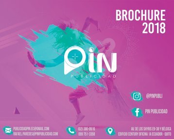 Brochure PIN PUBLICIDAD 2018