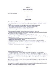 ZAKON O ZAŠTITI OKOLIŠA I - OPĆE ODREDBE ... - UNA Consulting