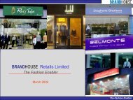 Brandhouse Retails Limited
