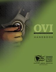 OVI Interdiction Handbook - Ohio Department of Public Safety