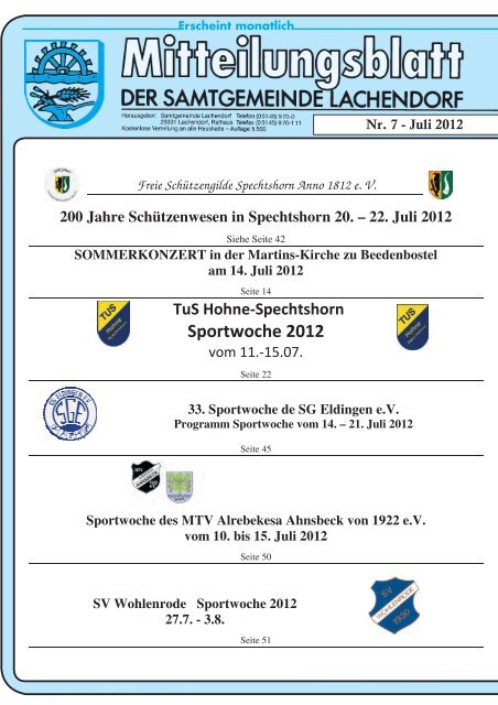 Sv Wohlenrode Sportwoche 2012 27 7 Samtgemeinde Lachendorf