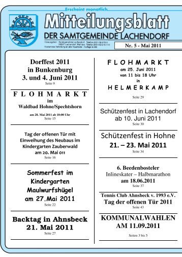 Mai 2011 - Samtgemeinde Lachendorf