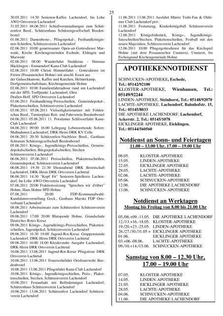 Mai 2011 - Samtgemeinde Lachendorf