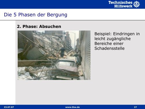 Basisausbildung I Lernabschnitt 10.3 Fünf Phasen der Bergung