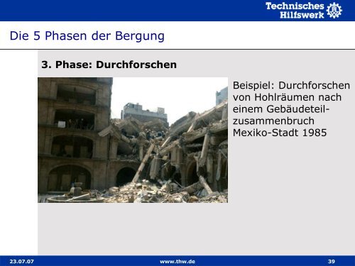 Basisausbildung I Lernabschnitt 10.3 Fünf Phasen der Bergung