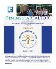 Peninsula REALTOR® June 2018