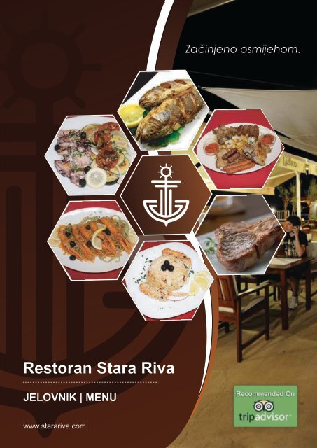 Restoran Stara Riva Pirovac - Jelovnik