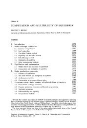 Computation and Multiplicity of Equilibria - Department of ...