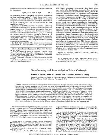 J. Am. Chem. Soc. 1983, 105, 5781-5785 - School of Chemical ...
