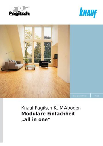 Knauf Pagitsch KLIMAboden Modulare Einfachheit „all in one“