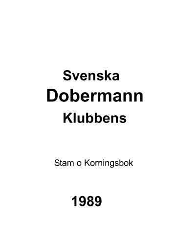 Svenska Dobermann Klubbens