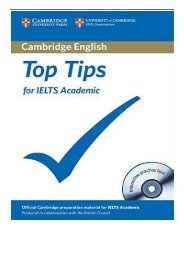 eBook Top Tips for IELTS Academic Paperback with CD-ROM Free online